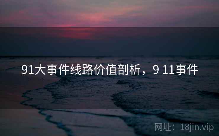 91大事件线路价值剖析，9 11事件  第2张