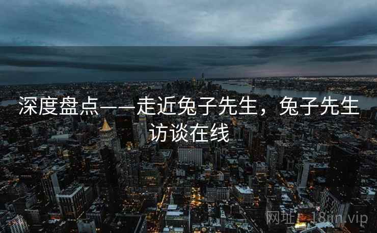深度盘点——走近兔子先生，兔子先生访谈在线  第2张