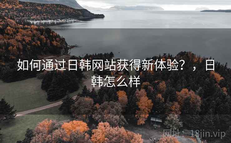 如何通过日韩网站获得新体验？，日韩怎么样  第1张