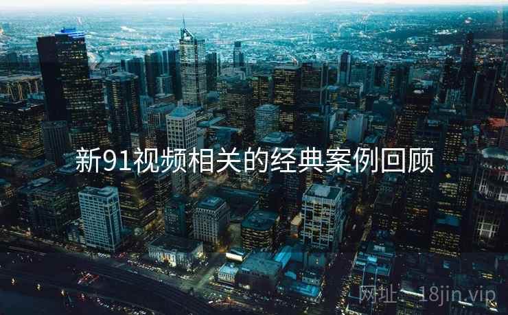 新91视频相关的经典案例回顾  第2张